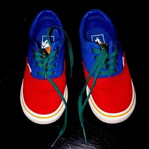 Primary colors toddler vans